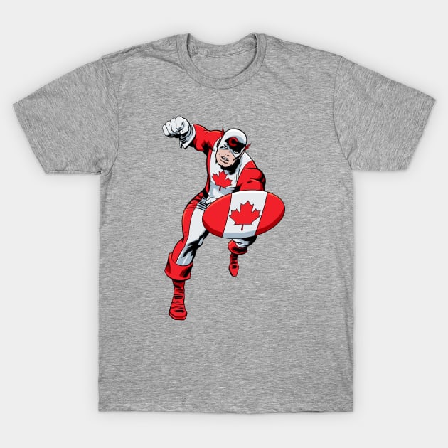 Captain Canada T-Shirt by ThirteenthFloor